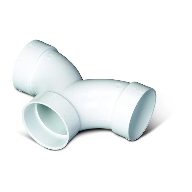 Raccord En Y De 2", Aspirateur Central, Blanc 2 Raccord En Y De 2", Aspirateur Central, Blanc – Image 2
