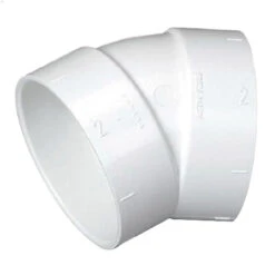 Coude à 30° Pour Aspirateur Central, PVC, 2'', PVC Blanc