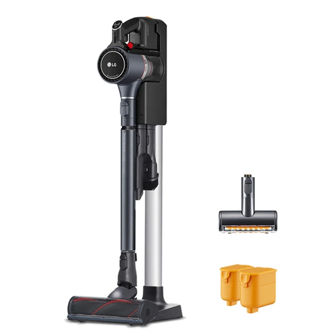 Aspirateur-balai Sans Fil CordZero A9 LG ThinQ Kompressor 44 Po Gris 1 Aspirateur-balai Sans Fil CordZero A9 LG ThinQ Kompressor 44 Po Gris