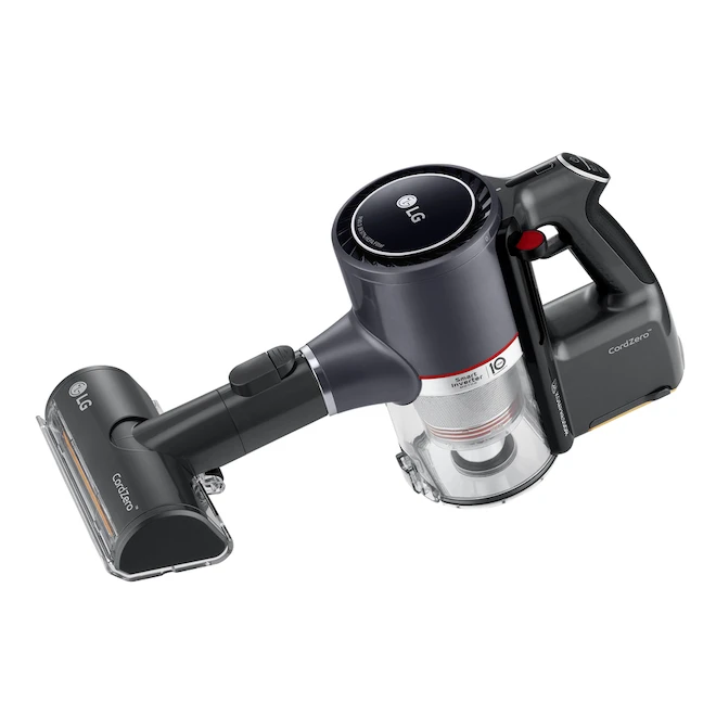 Aspirateur-balai Sans Fil CordZero A9 LG ThinQ Kompressor 44 Po Gris 2 Aspirateur-balai Sans Fil CordZero A9 LG ThinQ Kompressor 44 Po Gris – Image 2